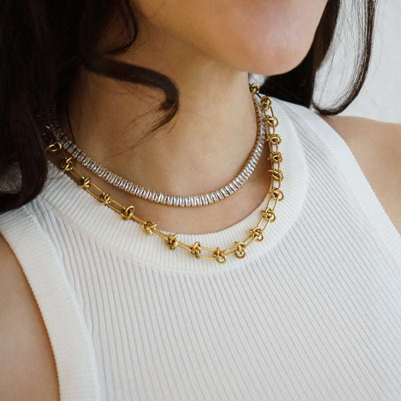 Vintage Knot Chain Necklace Trudy