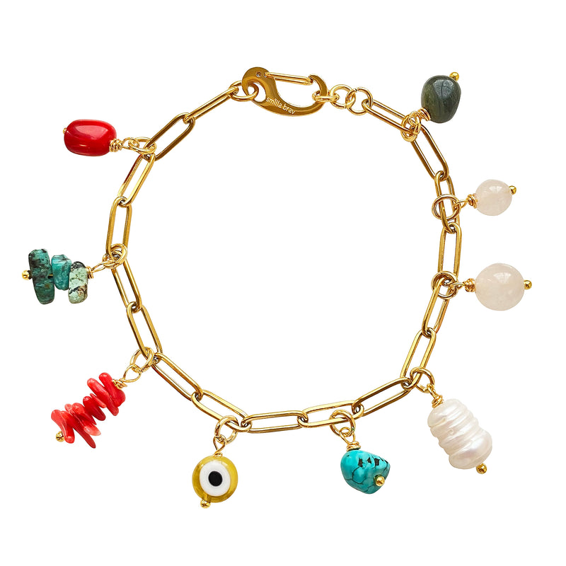 Mixed Gemstone Bracelet Alice