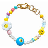 Pearl Smiley Bracelet Sunflower