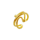 Sterling Silver Snake Ring