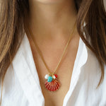 Ceramic Shell Necklace Spada