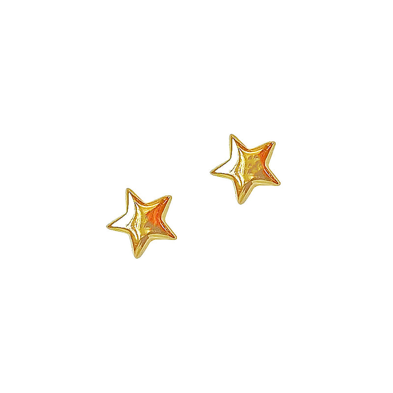 Stud Earrings Bubble Star