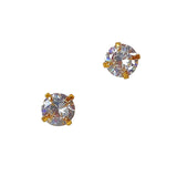 Zirconia Stud Earrings Mary