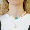 Turquoise Pearl Necklace Mia