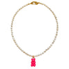 The Pink Gummy Bear Pearl Necklace