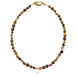 Tiger Eye Elephant Necklace Simson