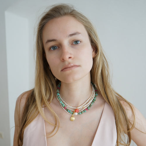 Jade Turquoise Necklace Ibiza