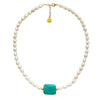 Turquoise Pearl Necklace Mia