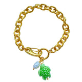 Ceramic Turtle Pearl Bracelet Dalyan