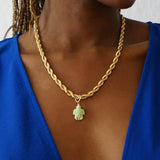 Ceramic Turtle Bold Chain Necklace Wild Life
