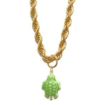 Ceramic Turtle Bold Chain Necklace Wild Life