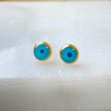 Stud Earrings Evil Eye