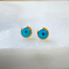 Stud Earrings Evil Eye