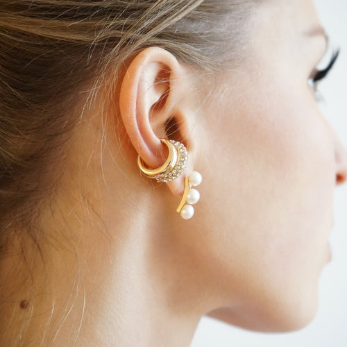 Gold Earcuff Earrings Karla