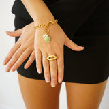 Ceramic Turtle Pearl Bracelet Dalyan