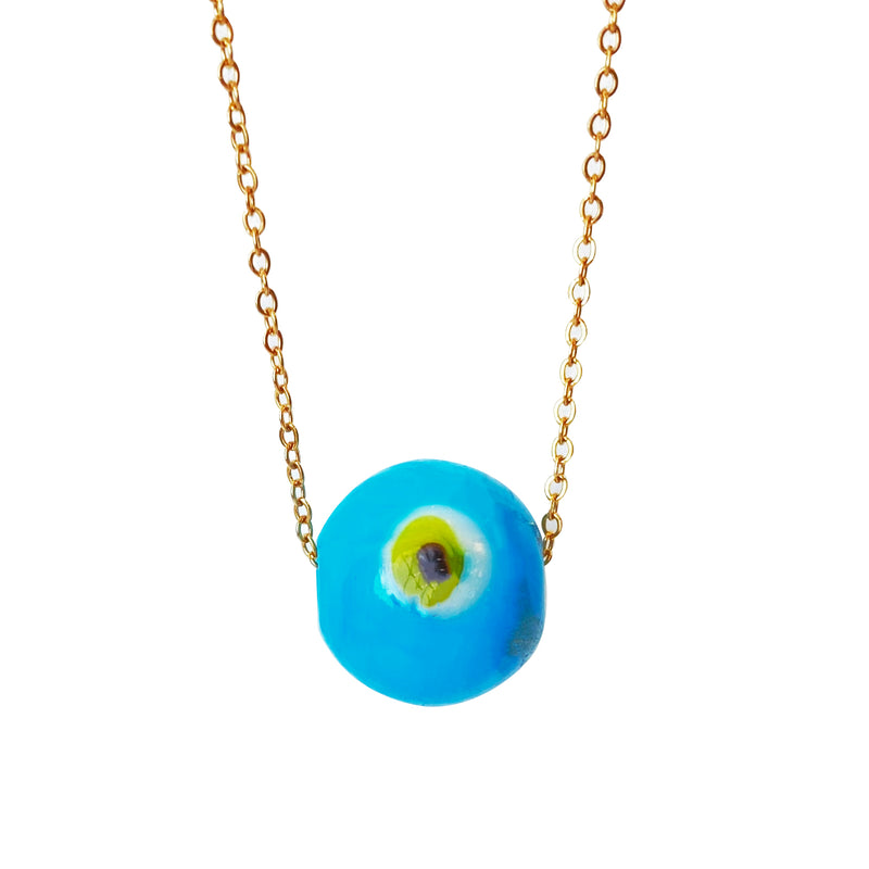Murano Glass Evil Eye Necklace Nazarcik
