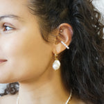 Hoop Earrings Baroque Pearls Kira