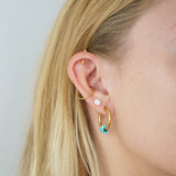 Zirconia Stud Earrings Mary