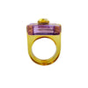 Recycled Neon Plastic Ring Twiggy
